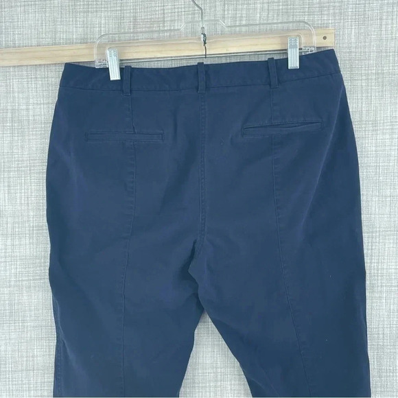 Talbots Womens Size 12 Blue crop pants signature 0941 - Picture 8 of 10